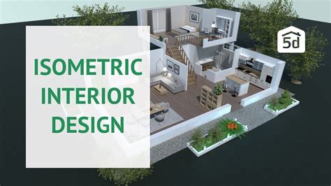 Isometric interior design by Planner 5D .